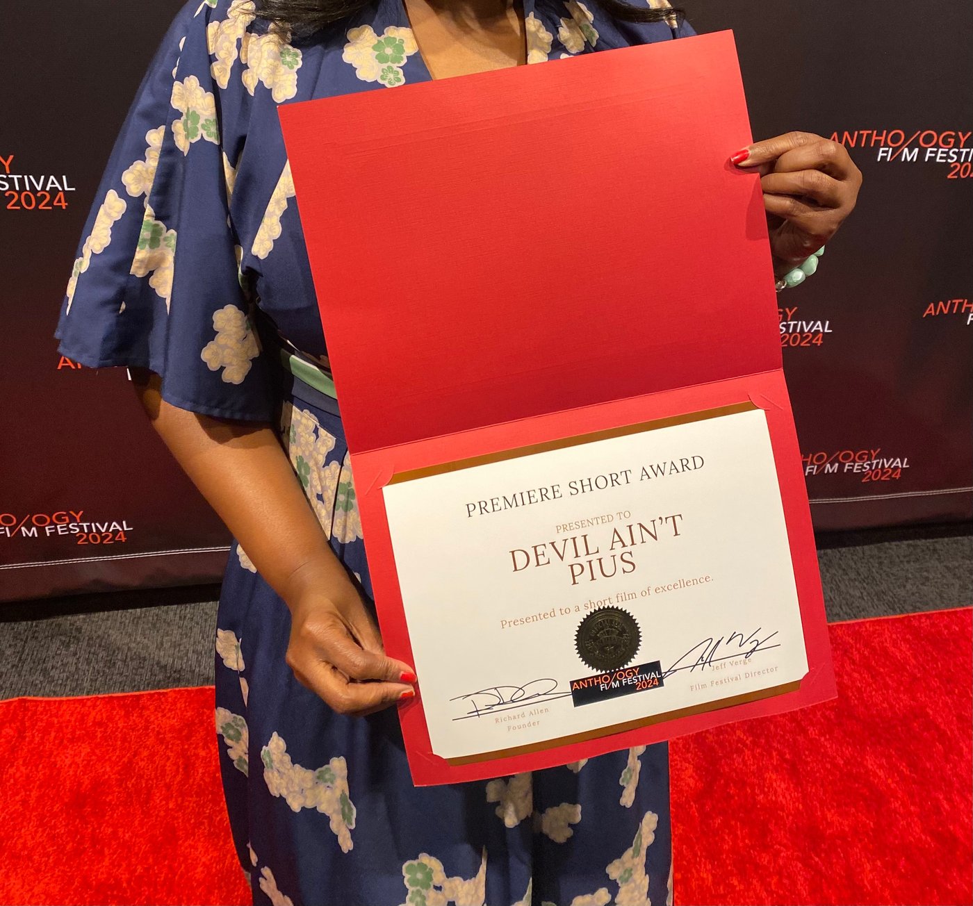Premiere Short Award - The Devil Ain't Pius