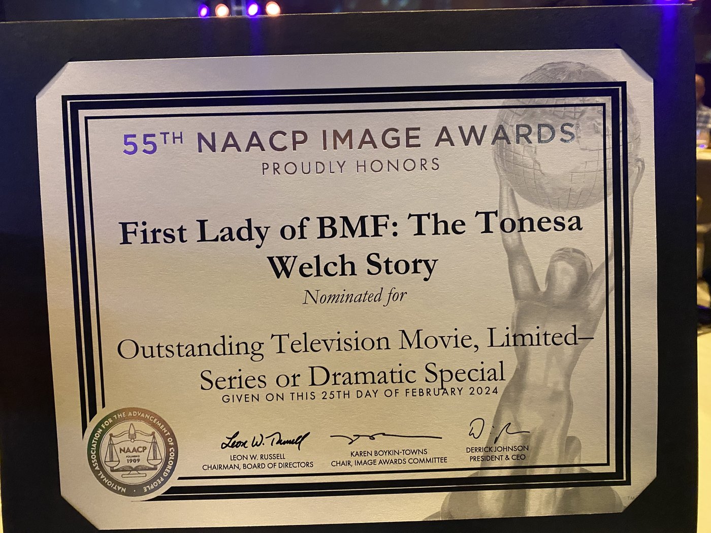 55th NAACP Image Award Nomination - First Lady of BMF